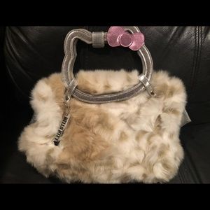 Vintage Sanrio Hello Kitty Furry Purse